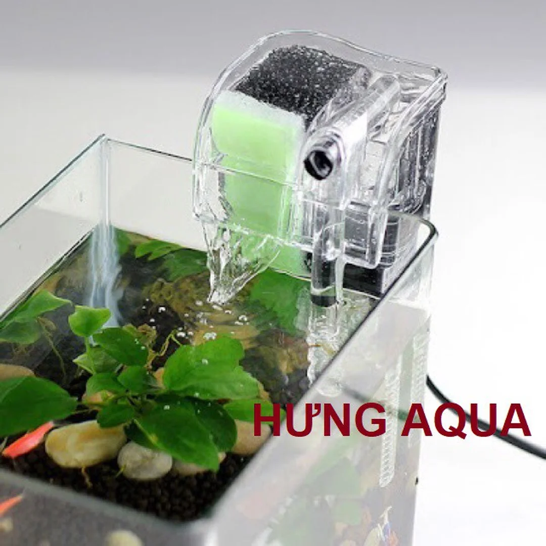 lọc bể cá mini thiết kế cho hồ cá nhỏ để bàn