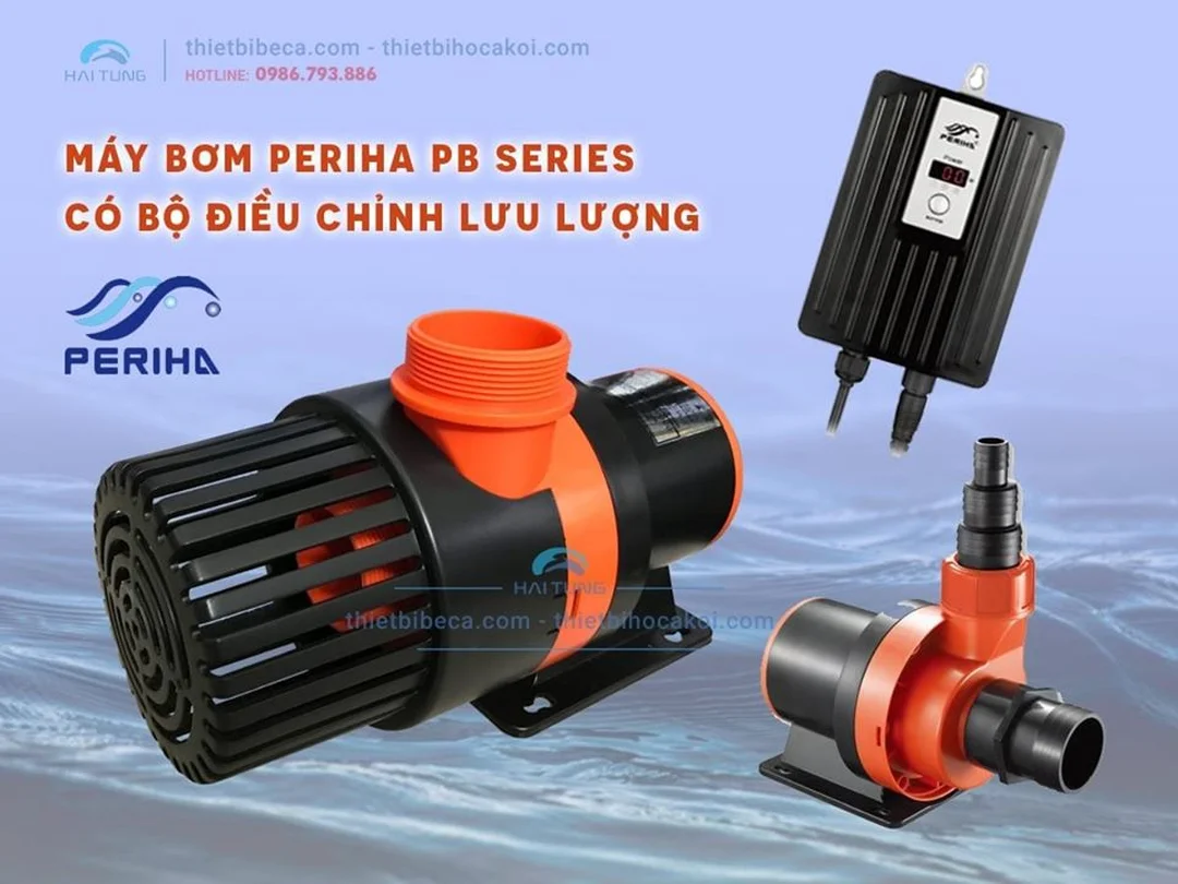 máy bơm bể cá Periha PB 25000 điều chỉnh lưu lượng