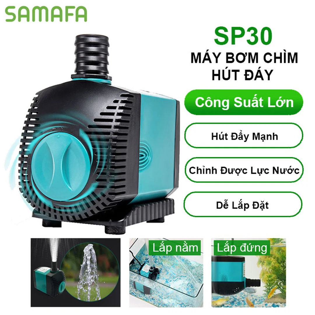 máy bơm chìm bể cá cho hệ thống lọc nước