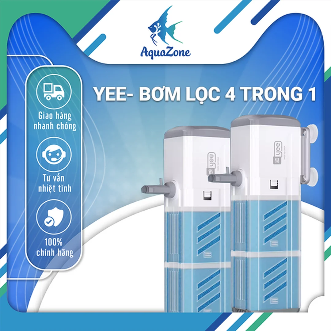 máy lọc nước bể cá 4 trong 1 cho hồ nhỏ