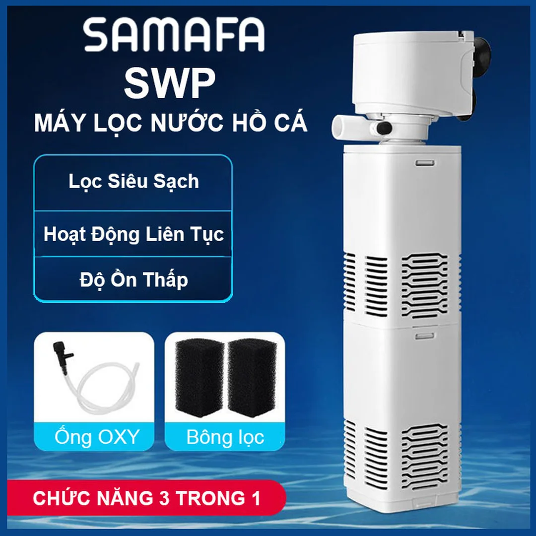 Máy lọc nước hồ cá dùng cho bể cảnh và hồ thủy sinh