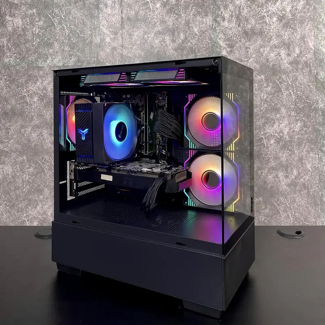 Vỏ case pc bể cá Magic Mix Tower màu đen
